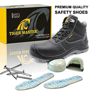 <span class=keywords><strong>Scarpe</strong></span> di Sicurezza Isolate Elettricamente per Uomo, Certificate CE ASTM, in Pelle Antiscivolo, Antiperforazione, con Punta in Fibra di Vetro, Isolamento 18kv, OEM - Product Image 4