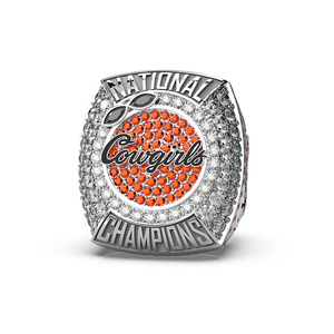 Đại học bang <span class=keywords><strong>Oklahoma</strong></span> 2021 giải vô địch quốc gia Nhẫn CAPE sợ Học Viện quần vợt nhà nước huy chương huy chương kim loại nhóm đóng Thế - Product Image 6