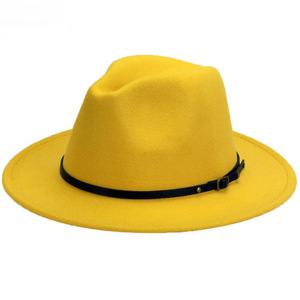 Sma Top <strong>Hats</strong> <strong>for</strong> Men and <strong>Women</strong> Autumn Winter Jazz British Retro Trendy Felt - Product Image 2