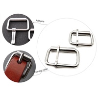 Boucle de ceinture en acier inoxydable de haute qualité 16 20 40/50mm, boucle métallique pour ceinture homme, accessoires de ceinture, boucle de collier pour chien, harnais, sac