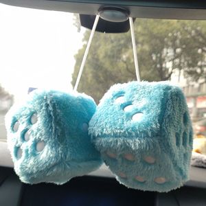 Tùy Chỉnh Mờ Xúc Xắc Xe Trang Trí Fluffy Xúc Xắc Đồ Chơi Sang Trọng Keychain Sang Trọng Xúc Xắc Gối Đồ Chơi - Product Image 2