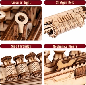 ปืนไม้รุ่นเทอร์มิเนเตอร์ <span class=keywords><strong>M870</strong></span> ประกอบเอง ของเล่นปืนไม้ 3 มิติ สำหรับเด็กผู้ชายอายุ 14 ปีขึ้นไป พร้อมบริการดรอปชิปปิ้ง - Product Image 3