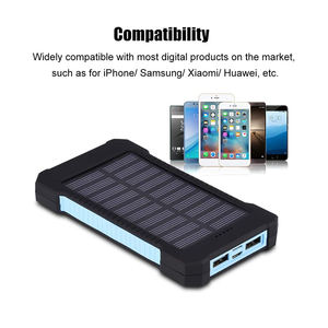 Banque d'alimentation <span class=keywords><strong>solaire</strong></span> 8 000 mAh avec lampe de poche, <span class=keywords><strong>chargeur</strong></span> <span class=keywords><strong>solaire</strong></span> portable pour camping en extérieur, économique, OEM - Product Image 3