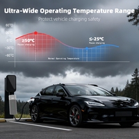 Nouvelle station de recharge de voiture électrique portable 32A 22kW AC, chargeur EV Type 2 GBT, prise EU, certifié CE, recharge de véhicule électrique à domicile