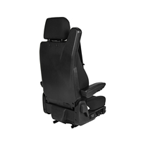 Siège de conducteur de camion AWIN T5000-50E, adaptable universellement aux fourgons et bus Mercedes Benz Sprinter, en cuir/PVC imperméable