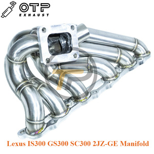 Tubo di scarico OTP per collettore 2jzge T4 Lexus <span class=keywords><strong>IS300</strong></span> GS300 SC300 2JZ-GE 3mm SUS304 - Product Image 4