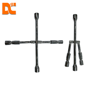 Hot bán phổ 4 cách cờ lê bánh xe Nut cờ lê Nhà Máy Giá chéo gấp chéo rim cờ lê thép carbon DIY lớp OEM số liệu - Product Image 4