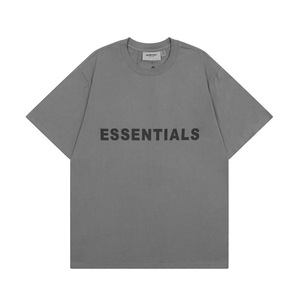 Yeni FOG ESS 3D Saf Pamuk Harfli Baskılı <span class=keywords><strong>Vintage</strong></span> Amerikan Tarzı Kısa Kollu Çift Tişörtü Erkek Tasarımcı Gömlekleri - Product Image 1