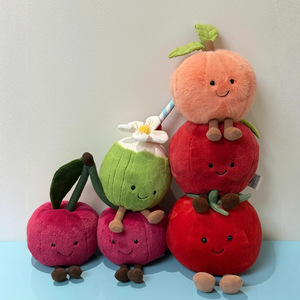 Peluche de Manzana con Mousse de Estilo Británico, Muñeco de Peluche con Material de Terciopelo para Usar en la Cama - Product Image 5