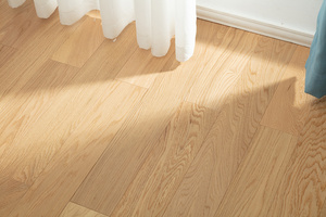 Suelo de madera maciza de roble europeo, resistente al agua, color blanco - Product Image 2