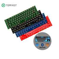定制布局设计40% 50% 60% 65% 75% Tkl 80% 热插拔RGB型C 3针5针ISO键盘PCB组件带SMT