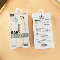 KIKI-359 Earphone Sport Murah dengan Jack 3.5MM, Kabel, Stereo, Mic untuk iPhone 4/5/6, Bahan ABS, Tahan Air IPX-1, In-Ear
