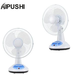 Ventilador de mesa eléctrico con luz led para el hogar, ventilador de mesa eléctrico de 12 pulgadas, 12 voltios, batería de litio recargable 18650, para exteriores, África, países árabes - Product Image 4