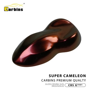 <span class=keywords><strong>Film</strong></span> de changement de couleur super caméléon rouge à or brillant pour enveloppement de voiture en vinyle complet, paillettes - Product Image 5