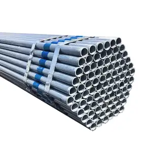 Factory Outlet Prim Hot Dipped Multiple Diameters galvanized Round steel pipe