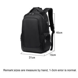 Large Capacity Men's Daily Life Backpack Usb Breathable Wearable Business Computer <b>Bag</b> Softback Letter Polyester <b>Travel</b> <b>Laptop</b> - Product Image 6