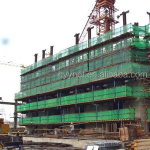 2025ตาข่ายนิรภัยอาคารโพลีเอสเตอร์เคลือบ HDPE สีเขียว - Product Image 2