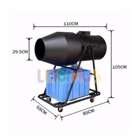 Ventes directes du fabricant Machine à mousse 3000W Machine à mousse de pulvérisation extérieure intérieure Tête mobile Jet Cannon Party Pool Spray