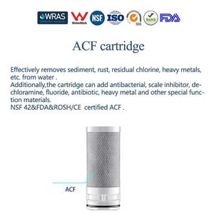 Mini <span class=keywords><strong>filtre</strong></span> à eau en Fiber de <span class=keywords><strong>charbon</strong></span> actif multi-usages de haute qualité pour <span class=keywords><strong>filtre</strong></span> à eau domestique à alimentation électrique de cuisine - Product Image 3