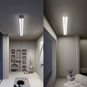 Balcony <b>electric</b> lifting intelligent LED lighting ultra-thin surface mounted embedded invisible <b>drying</b> <b>rack</b> - Product Image 6