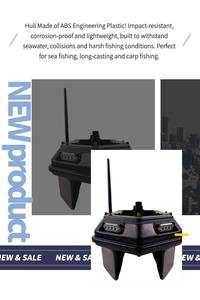 Zhanlan Köderboot mit 500m Reichweite, 24 GPS-Punkten, Karpfenangeln mit GPS-Fernsteuerung, RC 12V Batterie Karpfenangel-Köderboot - Product Image 2
