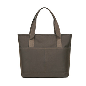 Sac à bandoulière en nylon pour ordinateur portable, sac de voyage, sac de sport portable grande capacité, sac fourre-tout à fermeture éclair, sac à main pliable écologique pour ordinateur portable - Product Image 2