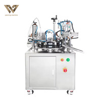 Machine de remplissage scellage BFS de gouttes pour les yeux de larmes artificielles cosmétiques de tube souple de petite ampoule en plastique entièrement automatique