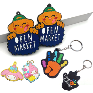 Personal isierte weiche PVC-Schlüssel anhänger Benutzer definierte Sneaker Anime PVC-Gummi-Schlüsselbund-Schlüssel anhänger Kunden spezifische PVC-Schlüssel anhänger 3D-Cartoon-Schlüsselring - Product Image 4