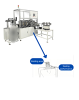 Machine de pose et de scellage automatique de poches à bec haute précision, soudeuse pneumatique haute vitesse pour emballages souples en plastique