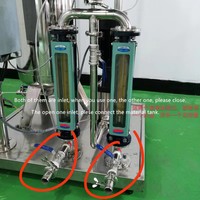 Mélangeur de boissons gazeuses en acier inoxydable, réservoir de mélange de boissons gazeuses pour ligne de production de boissons non alcoolisées