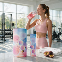 AegleWell Poudre d'hydratation en gros 30 sachets saveur fruit de la passion avec électrolytes et probiotiques en vrac pour les marques de bien-être