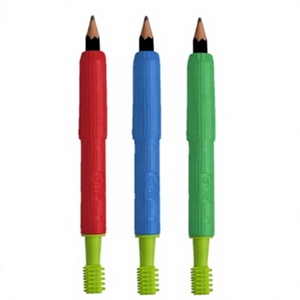 V Pen Red and <b>Green</b> Oral Motor Therapy Tool Textured Sensory Chew <b>Stick</b> for Speech Regulation - Product Image 4