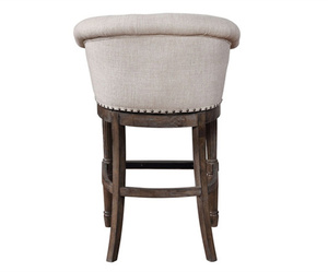 Cuscino in Lino di Eccellente Qualità con Bordo Rivettato per Sedia <span class=keywords><strong>da</strong></span> Bar in Legno Anticato Stile Rustico per Taverne e Enoterie - Product Image 3