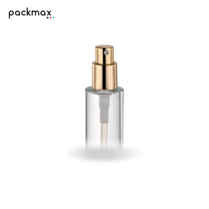 30ml round delicate glass bottle with pump — suitable for lotion, serum, cosmetics, and liquid <b>foundation</b> - Product Image 5