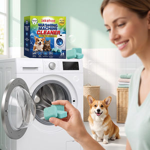 Tablettes nettoyantes pour lave-linge : Nettoyage en profondeur, élimination des poils d'animaux et des mauvaises odeurs, détartrant, rafraîchisseur, entretien ménager - Product Image 2