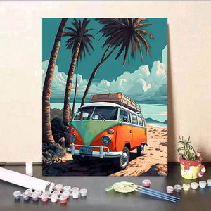 Peintures murales en acrylique, peinture par numéros pour adultes, peinture acrylique DIY pour adultes et enfants, kit de peinture par numéros sans cadre pour la décoration de la maison - Product Image 1