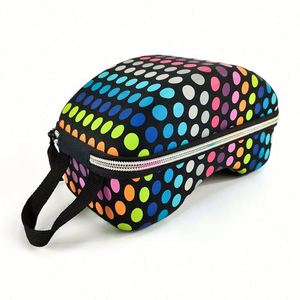 High Quality <b>Hard</b> <b>Shell</b> EVA Ski Glasses <b>Case</b> Travel Portable Color Zipper Glasses Packaging Bag - Product Image 2
