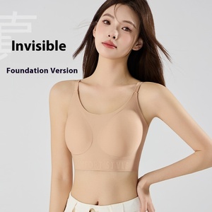 Áo ngực liền thân không đường may thoải mái cho nữ TikTok, không thấm nước, nội y không dây, lưng đẹp, không viền, nâng đỡ mạnh mẽ - Product Image 1