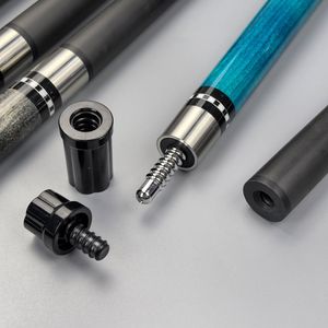 Nieuwe Premium Kwaliteit Biljartkeu Carbon Fiber Shaft 1/2-<span class=keywords><strong>P</strong></span> Esdoornhout Butt Pool Stick 58 inch Lengte Radiale Joint Sticks - Product Image 6