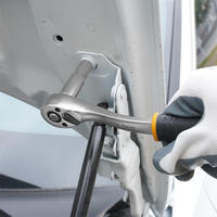 Ensemble complet d'outils de réparation automobile 216 pièces : Boîte à outils manuels, coffret combiné, clés et douilles