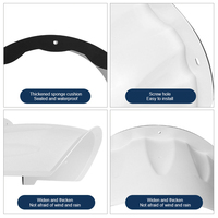 Precio de fabricación al aire libre impermeable plástico Sunny Rain Cámara cubierta montaje protección caso CCTV Accesorios