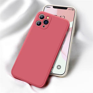 Funda de silicona líquida <span class=keywords><strong>para</strong></span> <span class=keywords><strong>iPhone</strong></span>, cubierta de Gel de goma suave de TPU, forro de tela de microfibra, funda trasera de cojín <span class=keywords><strong>para</strong></span> <span class=keywords><strong>iPhone</strong></span> 11 12 13 14 Pro Max - Product Image 5