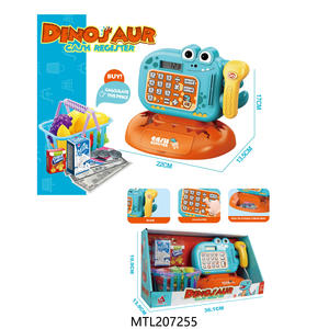 Dibujos animados cocodrilo pantalla táctil LCD calculadora juego de imaginación comida vegetal supermercado juguetes <span class=keywords><strong>caja</strong></span> <span class=keywords><strong>registradora</strong></span> juguete - Product Image 2