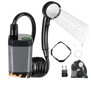 ฝักบัวพกพาสำหรับตั้งแคมป์แบบชาร์จไฟได้ พร้อมสายชาร์จ USB และหัวฝักบัว สำหรับตั้งแคมป์ ชายหาด และการเดินทาง - Product Image 1