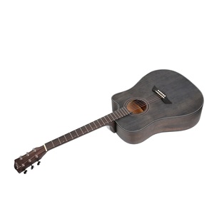 Ideatore di marca della <span class=keywords><strong>chitarra</strong></span> nero pittura 41 pollici opaco di alta qualità <span class=keywords><strong>chitarra</strong></span> acustica per principianti con il prezzo all'ingrosso - Product Image 2