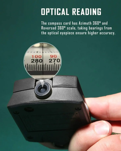<span class=keywords><strong>Bussola</strong></span> Impermeabile <span class=keywords><strong>da</strong></span> Esterno, <span class=keywords><strong>Bussola</strong></span> Tattica di Sopravvivenza, <span class=keywords><strong>Bussola</strong></span> Professionale in Metallo ad Alta Precisione per Esplorazione e Geologia - Product Image 4