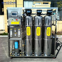 Système de dessalement RO haute efficacité 2000 LPH, structure en acier inoxydable, machine de traitement de l'eau 4040RO pour l'eau potable