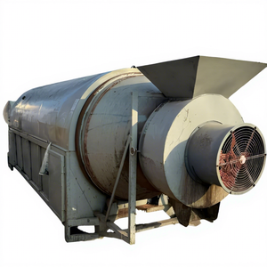 Séchoir rotatif à biomasse d'occasion pour la production de granulés de bois, équipement de séchage de sciure et de paille à haute efficacité - Product Image 1