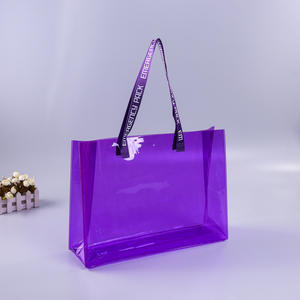 Bolsa de Hombro de Moda de Alta Calidad, Bolsa de Compras Holográfica Personalizable Reutilizable, Bolsas de Diseñador con Logotipo, Dos Aberturas, Impermeable, de PVC - Product Image 2