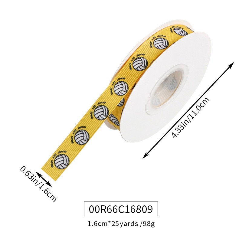 Volleyball-Yellow-1.6cm*25 Yards